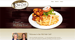Desktop Screenshot of oldoakcafe.com